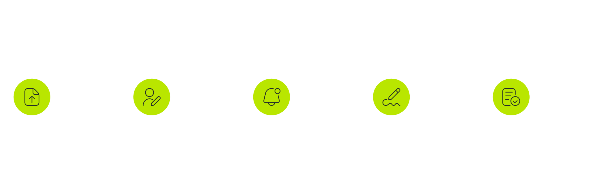 Envie o Documento Faça o upload do arquivo.  Adicione os Signatários Indique quem deve assinar e configure permissões.  Notifique os Signatários O sistema envia automaticamente o convite por e-mail ou SMS.  Realize a Assinatura O documento é assinado de forma eletrônica ou digital.  Documento Concluído Você recebe o arquivo assinado, com toda validade legal.